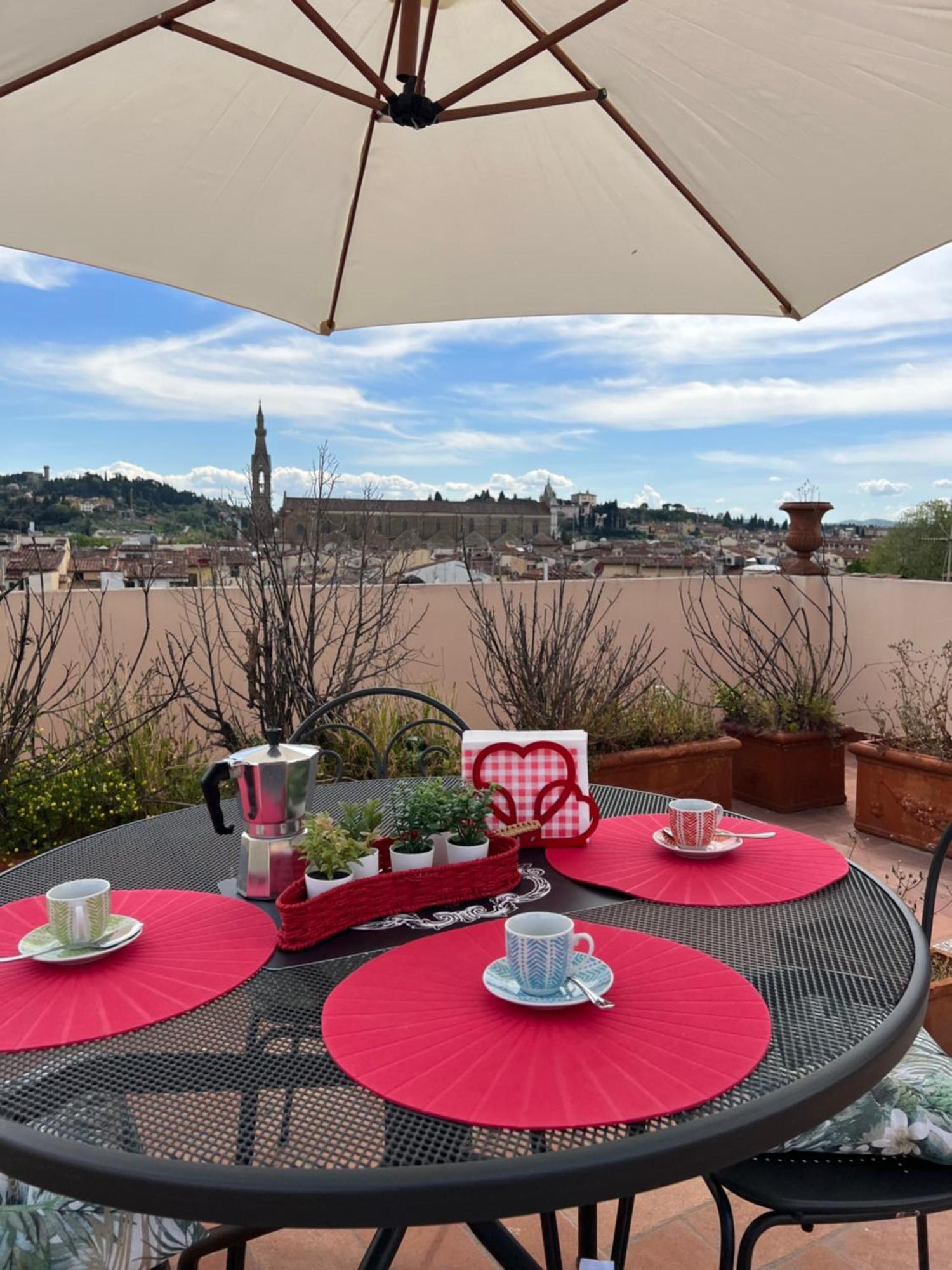 Bianca'S Home-Breathtaking Terrace 360° View Of Florence Buitenkant foto