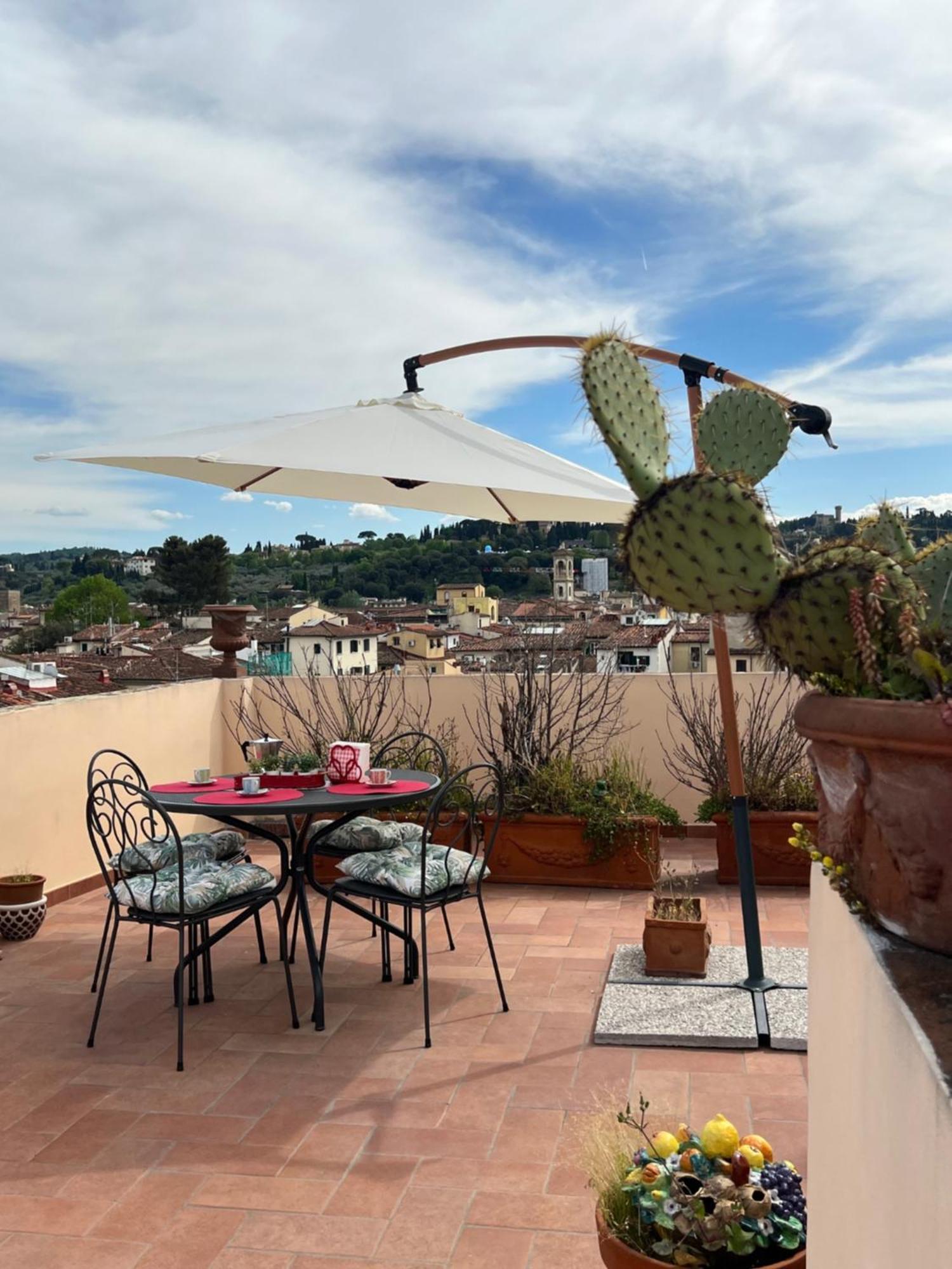 Bianca'S Home-Breathtaking Terrace 360° View Of Florence Buitenkant foto