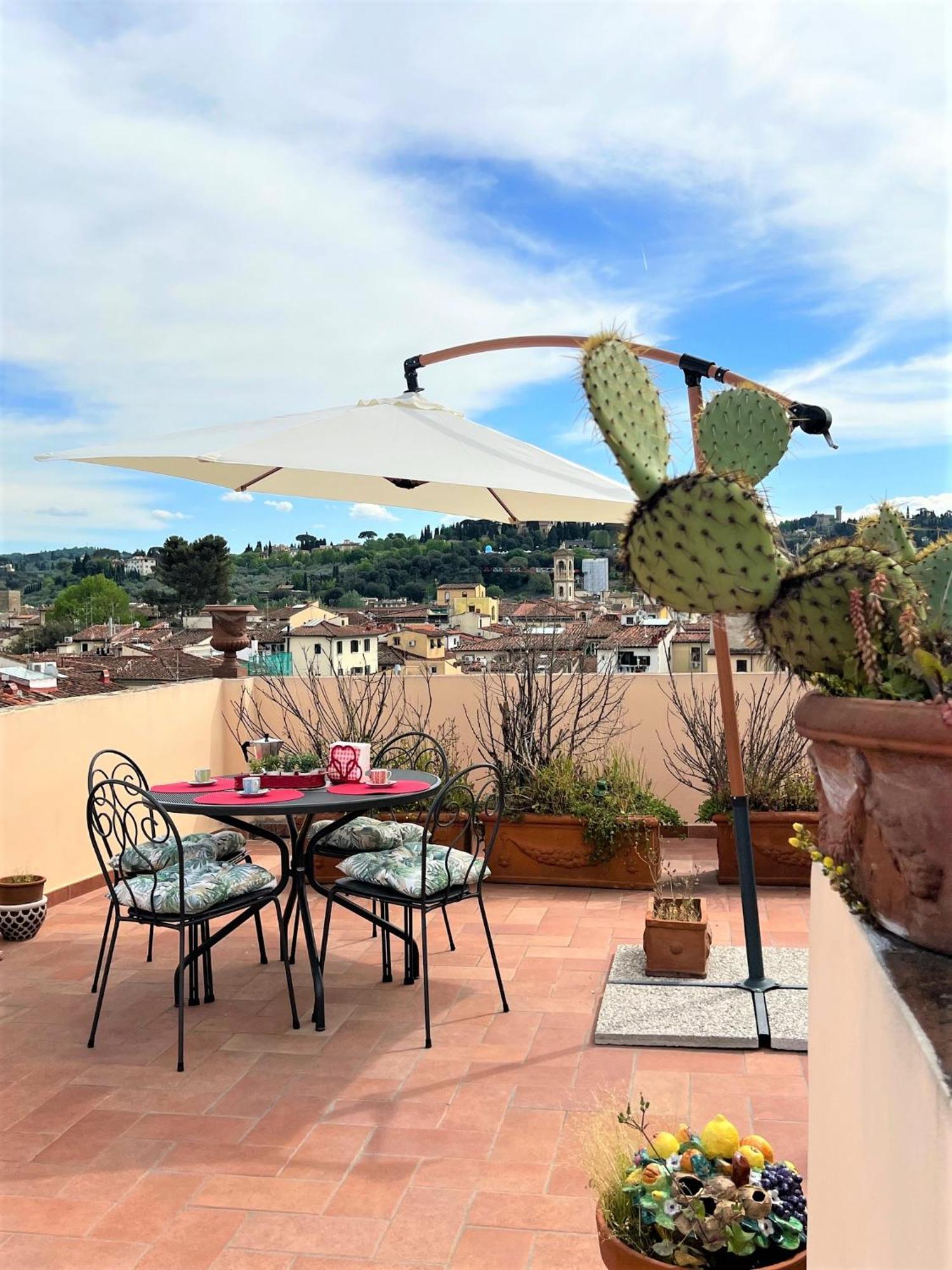 Bianca'S Home-Breathtaking Terrace 360° View Of Florence Buitenkant foto