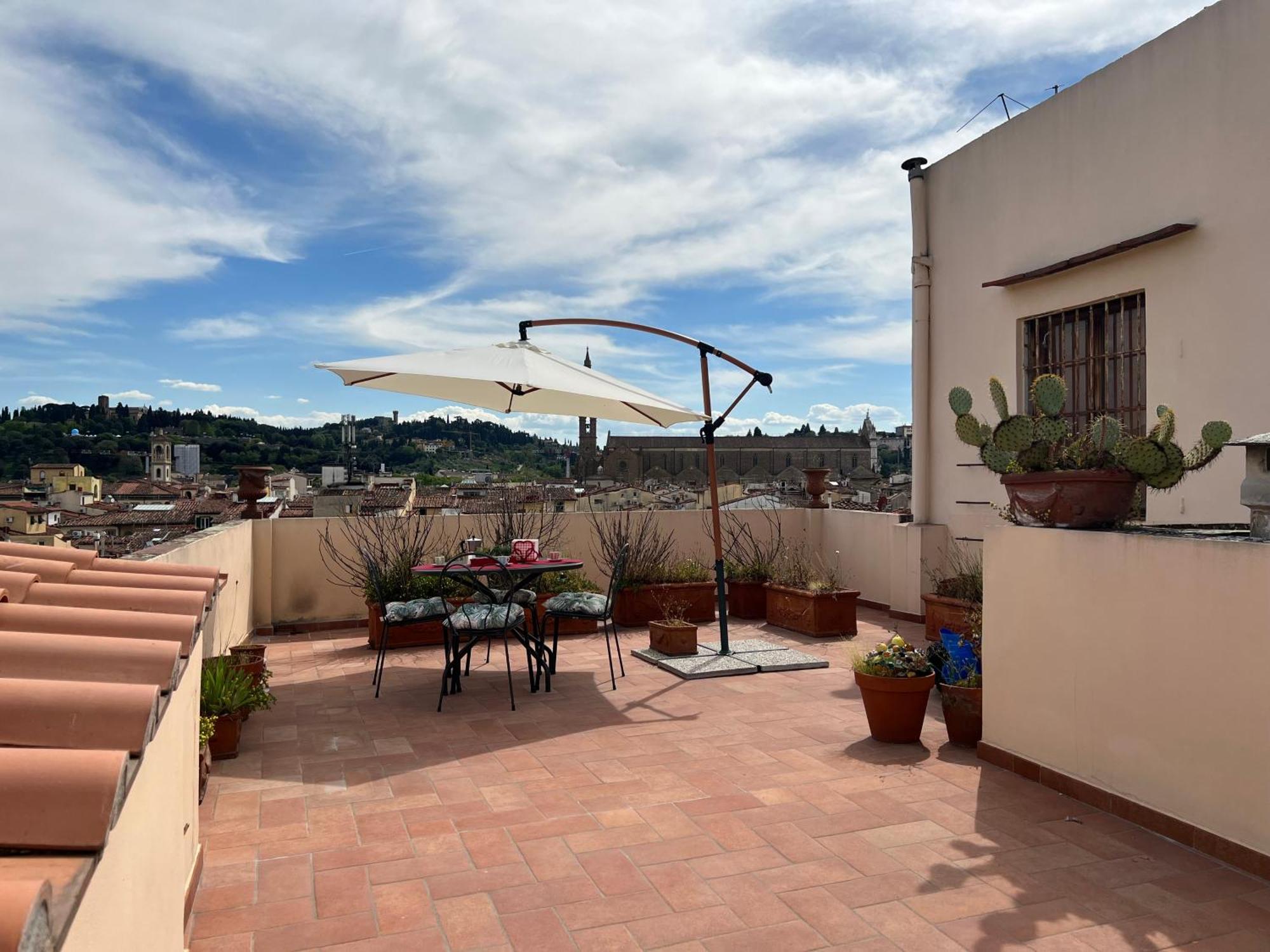 Bianca'S Home-Breathtaking Terrace 360° View Of Florence Buitenkant foto
